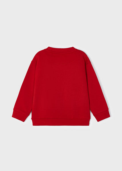 AW23 Mayoral Boys Red Sweatshirt 4420