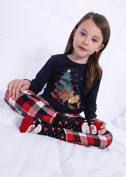 AW23 Mayoral Girls Christmas Pyjamas