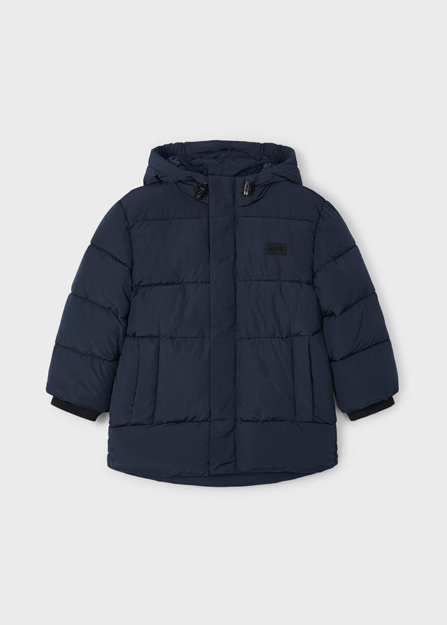 AW24 Mayoral Boys Navy Blue Coat 4469