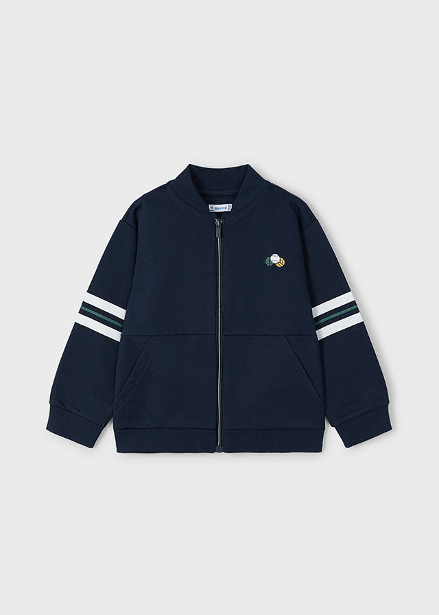 AW24 Mayoral Boys Navy Blue & Green Tracksuit 4880