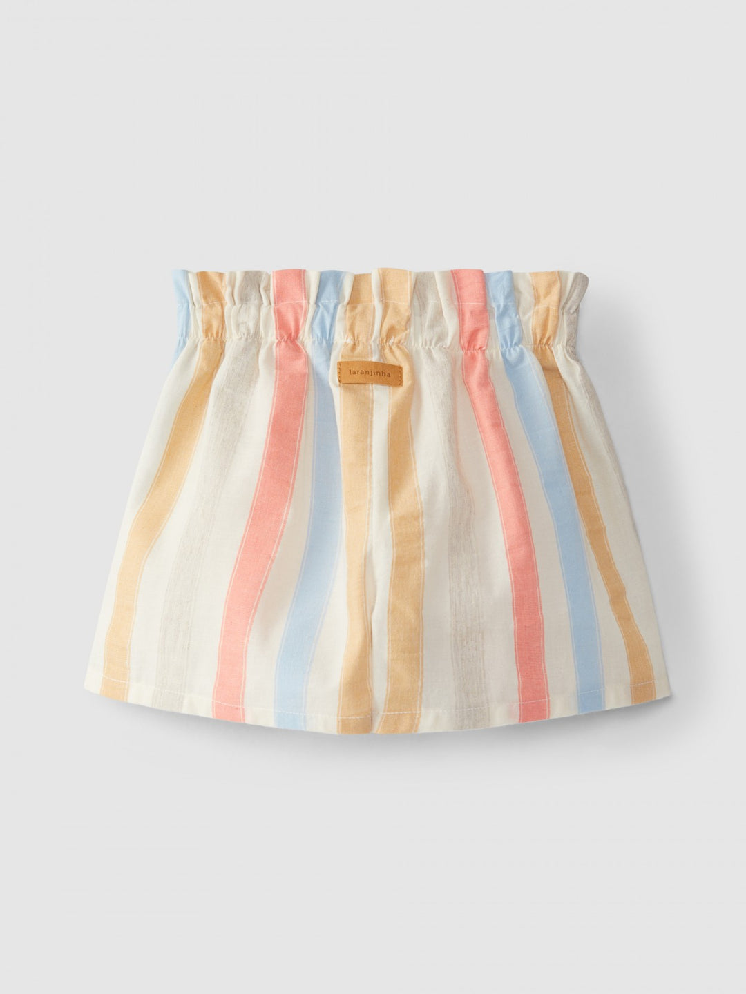 SS24 Laranjinha Girls Striped Shorts