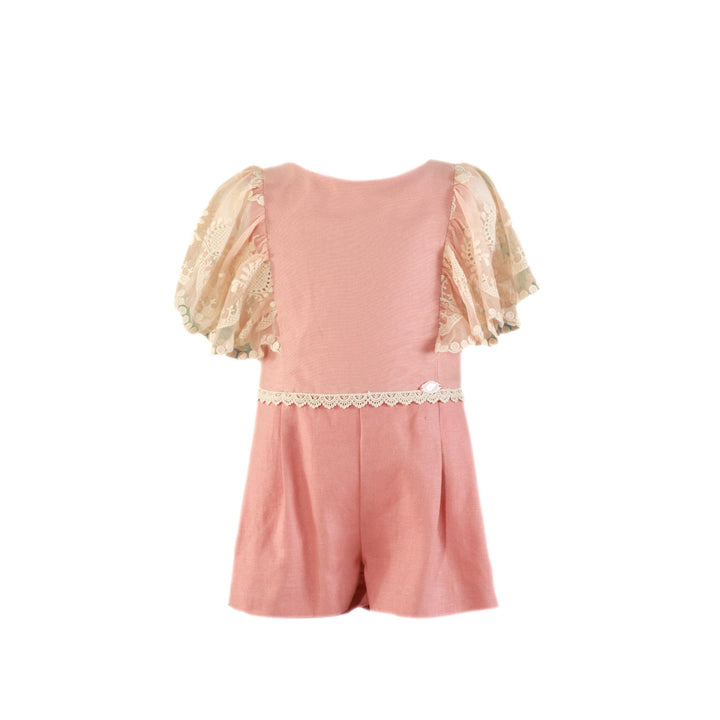 SS24 Miranda Girls Pink Playuit 221-M