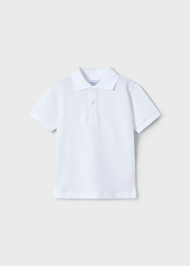 SS25 Mayoral Boys White Polo Top 150