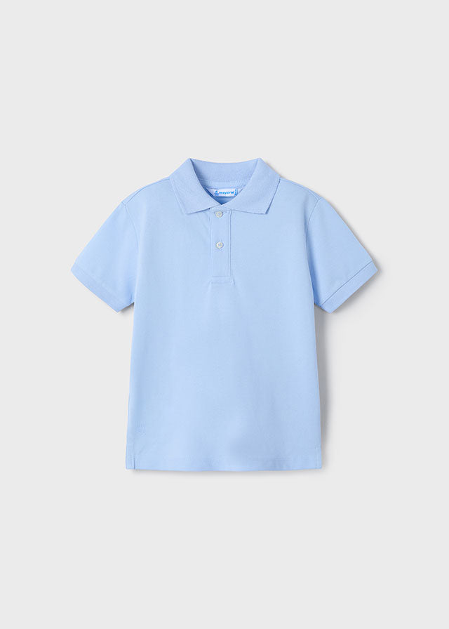 SS25 Mayoral Boys Blue Polo Top 150