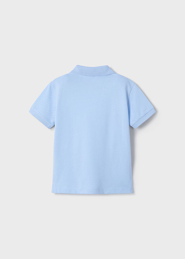 SS25 Mayoral Boys Blue Polo Top 150