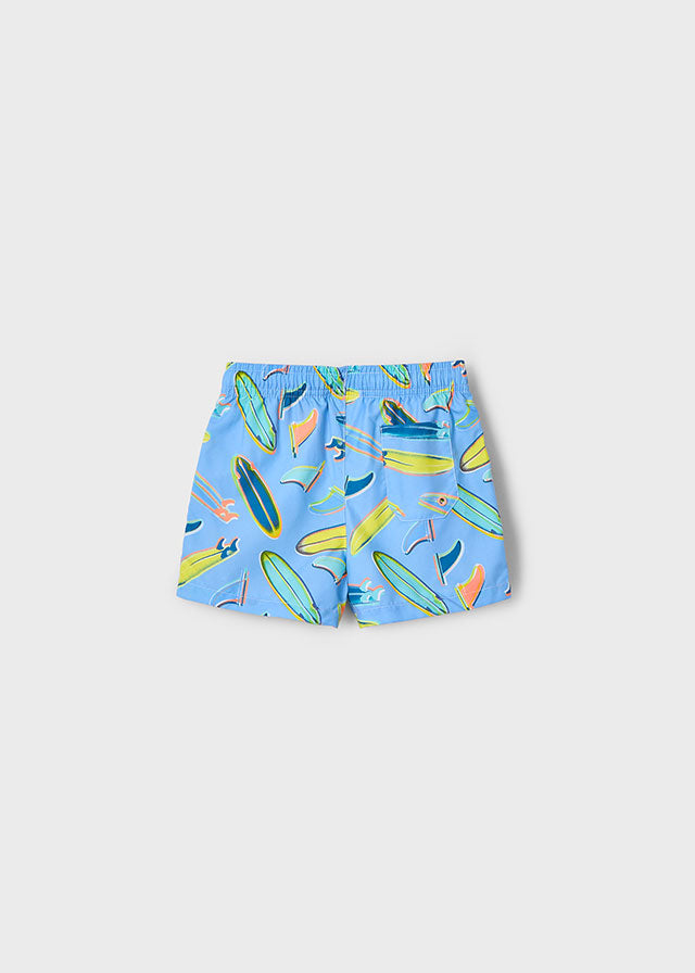 SS25 Mayoral Boys Blue Surfboard Swim Shorts 3612