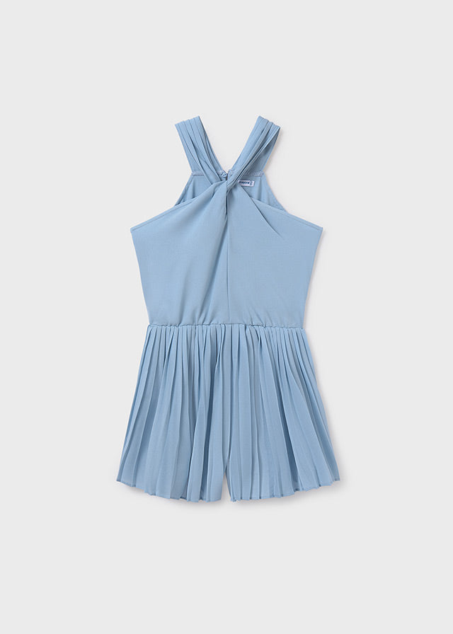 SS25 Mayoral Girls Blue Playsuit 6863