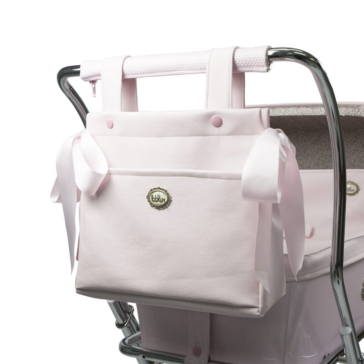 BebeLux 'Sweet Big' Pale Pink Spanish Doll's Pushchair & Bag 2311-SWEET