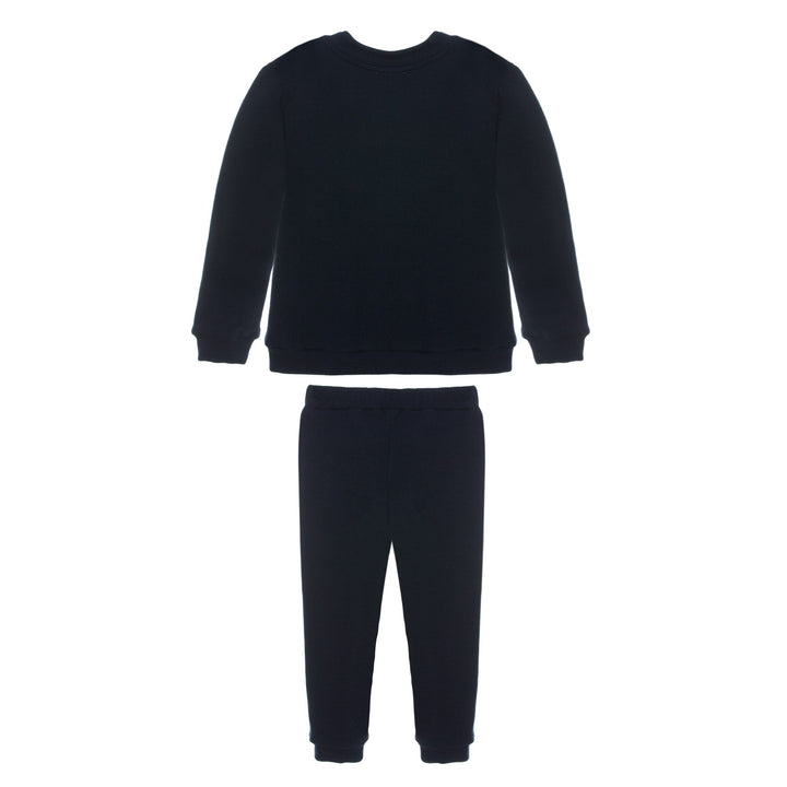 AW24 Patachou Boys Navy Blue Teddy Bear Tracksuit