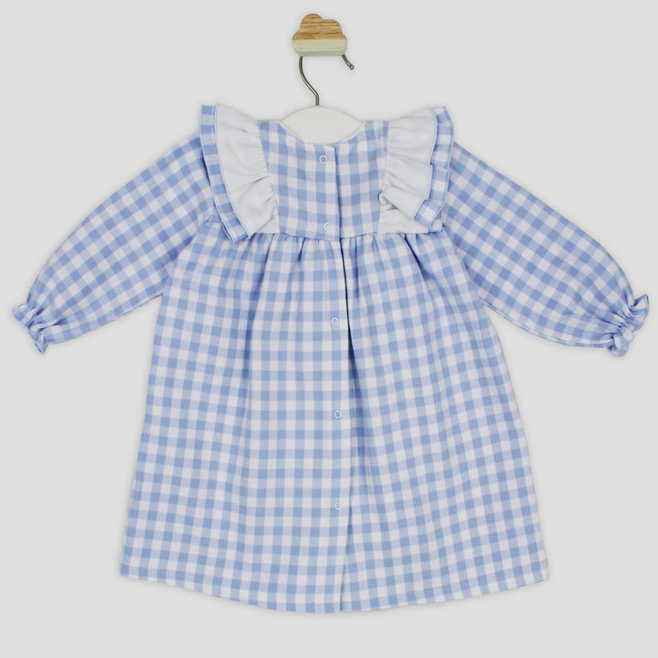 AW24 Rapife Girls Blue & White Check Dress 4215