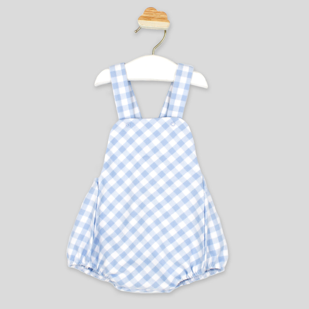 AW24 Rapife Baby Blue & White Check Dungaree Set 4220 & 4222