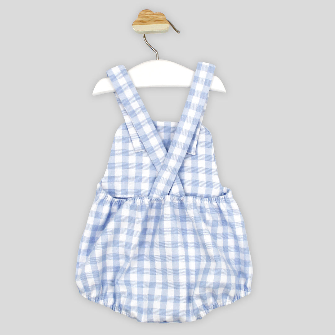 AW24 Rapife Baby Blue & White Check Dungaree Set 4220 & 4222