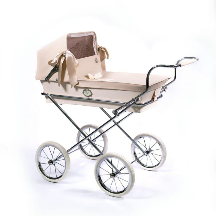 Bebelux 'Sweet Mini Beige' Spanish Doll's Pram & Bag 2034-BE