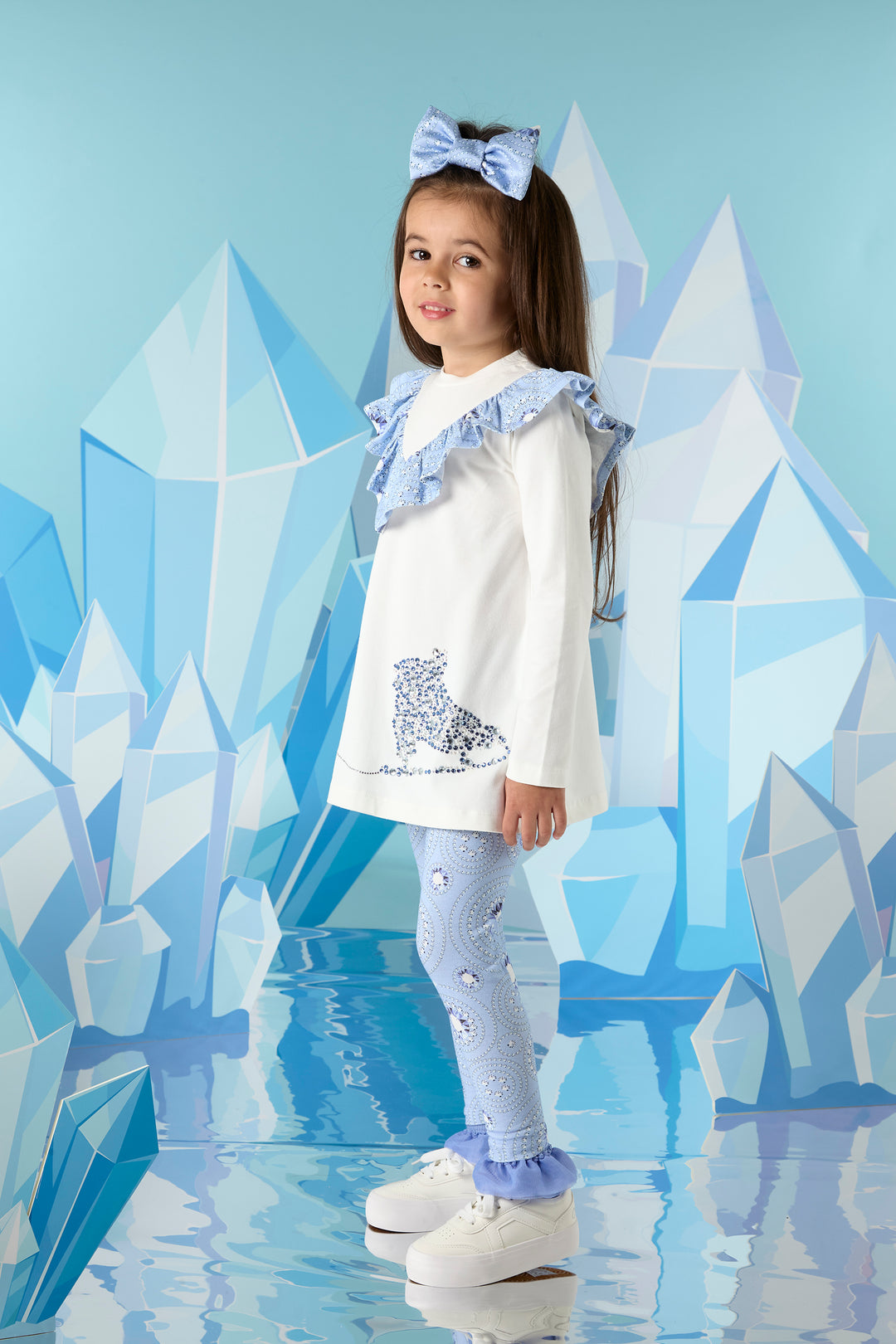 AW24 A Dee Girls On Ice Pearl Skate Leggings Set