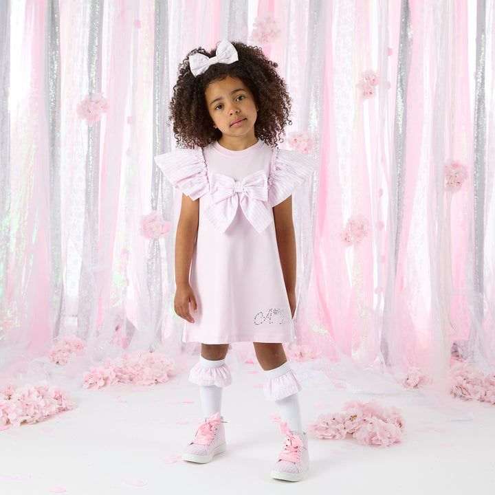 SS25 A Dee Colette Pink Frill Knee High Socks