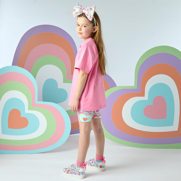 SS25 A Dee Ellie Pink Lollipop Cycle Short Set