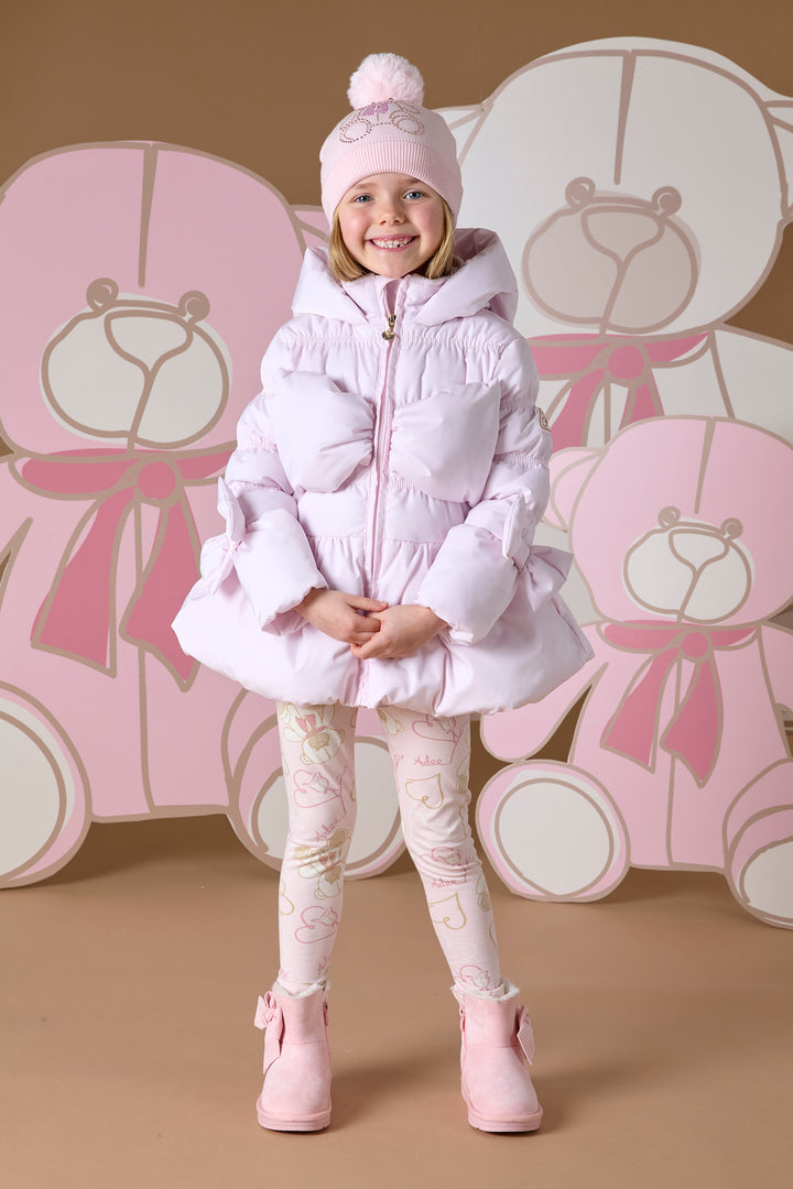 AW24 A Dee Girls Rihanon Pink Bow Jacket