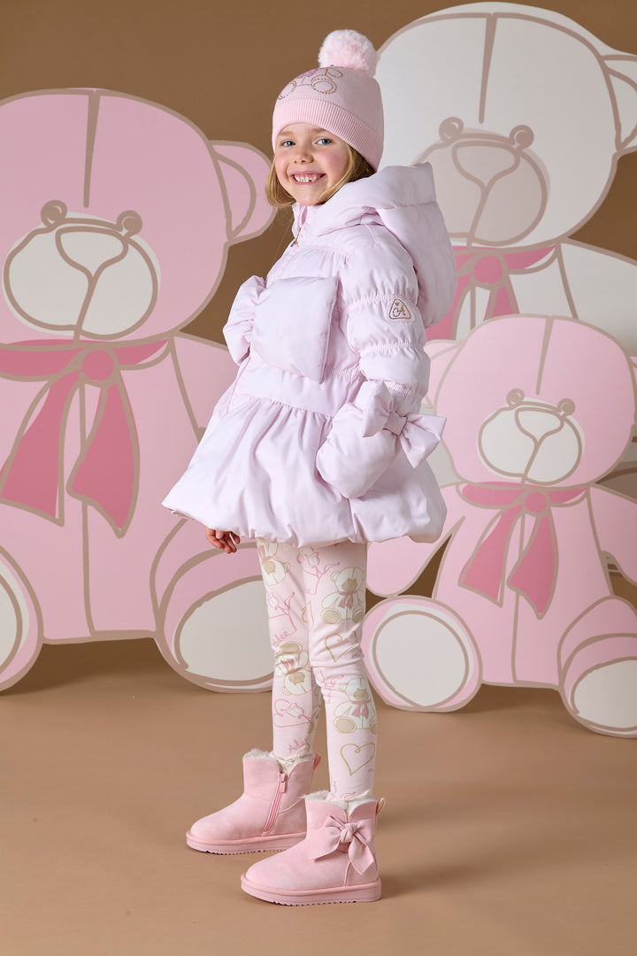 AW24 A Dee Girls Rihanon Pink Bow Jacket