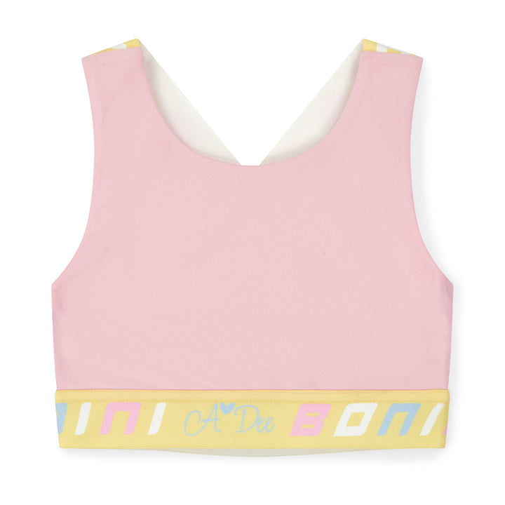 SS25 Bonini Pastel Colourblock Crop Top