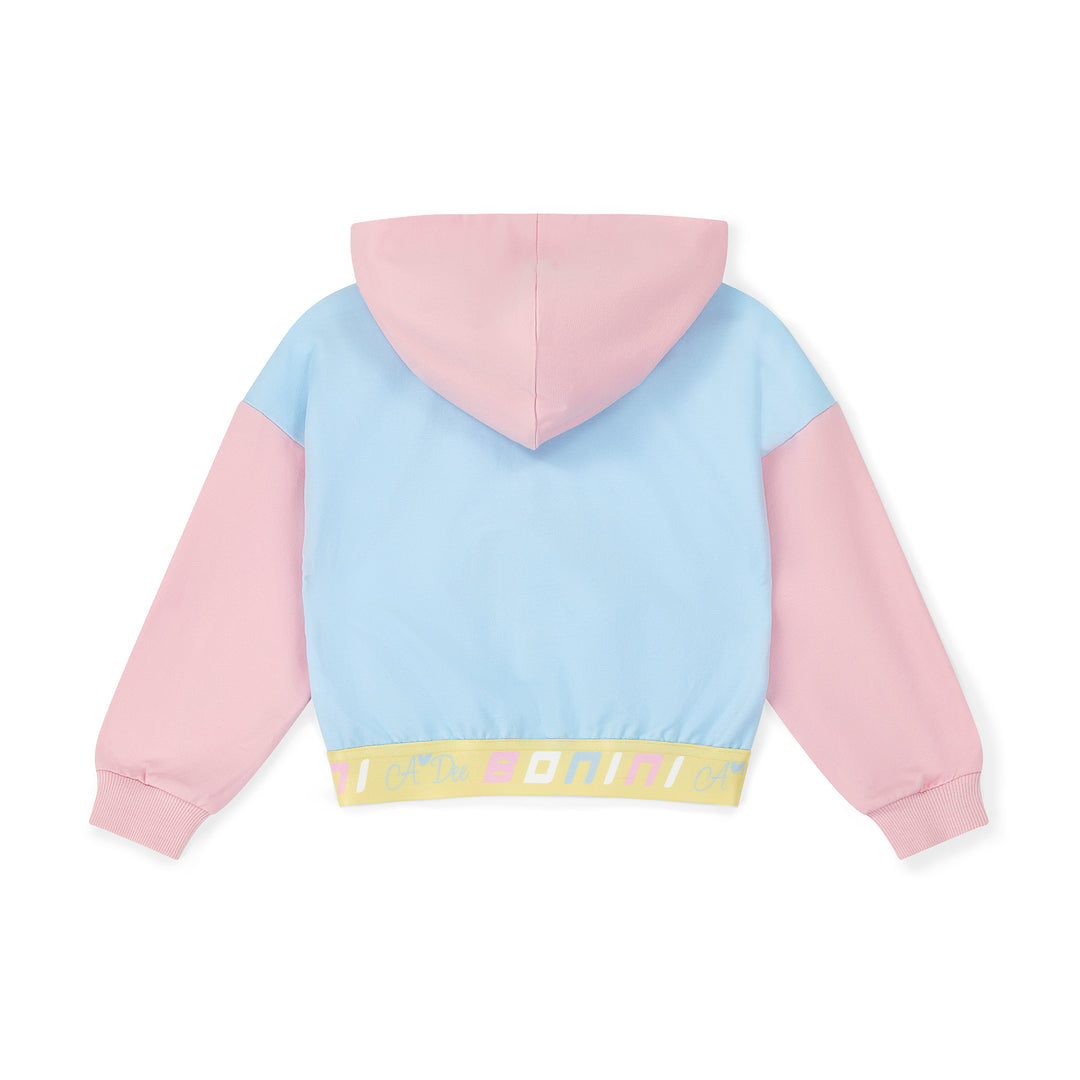 SS25 Bonini Girls Pastel Colourblock Hoodie