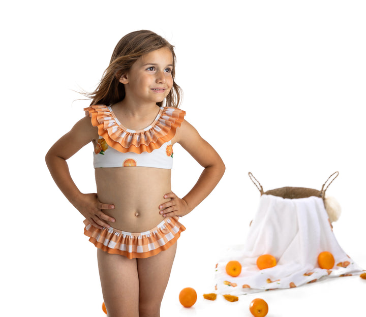 SS24 Meia Pata Girls Oranges Bikini