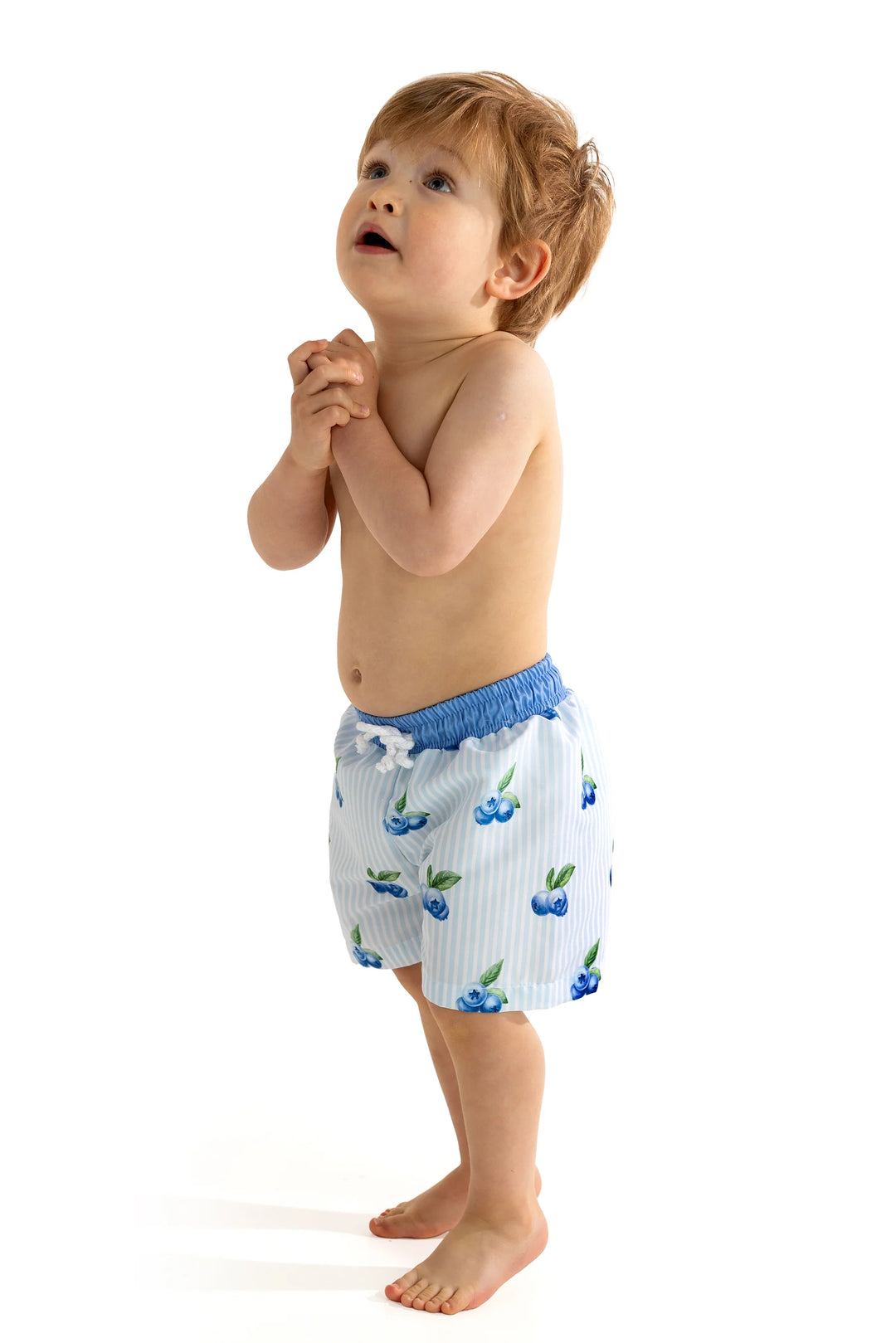 SS25 Meia Pata Boys Blueberries Swim Shorts