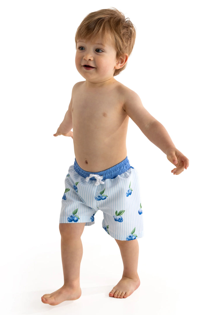 SS25 Meia Pata Boys Blueberries Swim Shorts