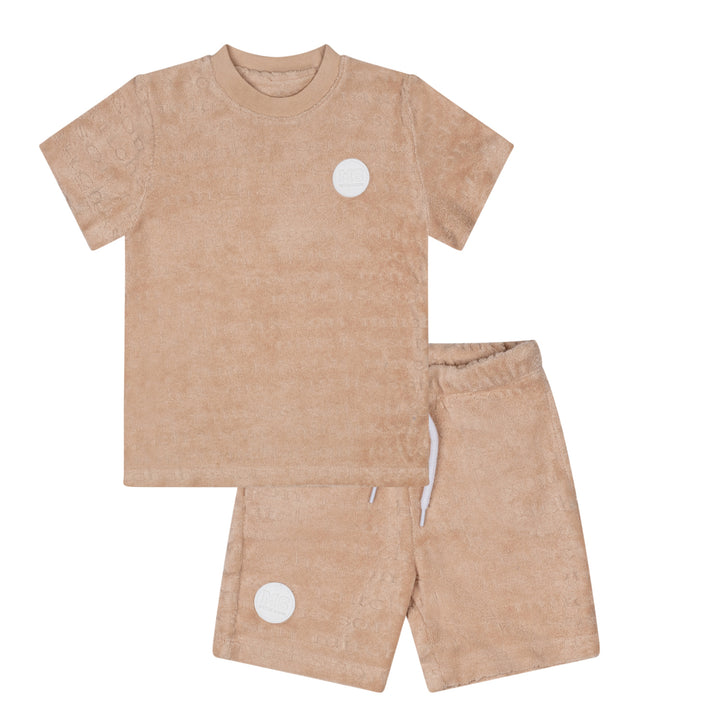 SS24 Mitch & Son Terry Sand Towelling Short Set