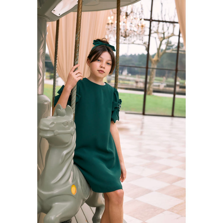 AW24 Patachou Girls Green Dress