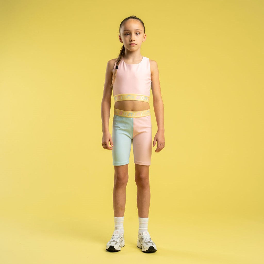 SS25 Bonini Pastel Colourblock Cycle Shorts