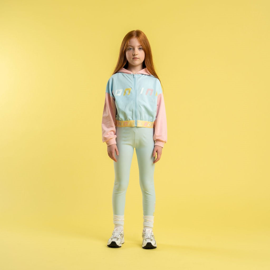 SS25 Bonini Girls Pastel Colourblock Hoodie