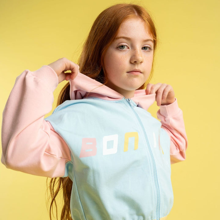 SS25 Bonini Girls Pastel Colourblock Hoodie