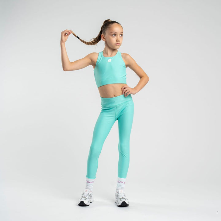 SS25 Bonini Girls Aspire Bold Mint Crop Top