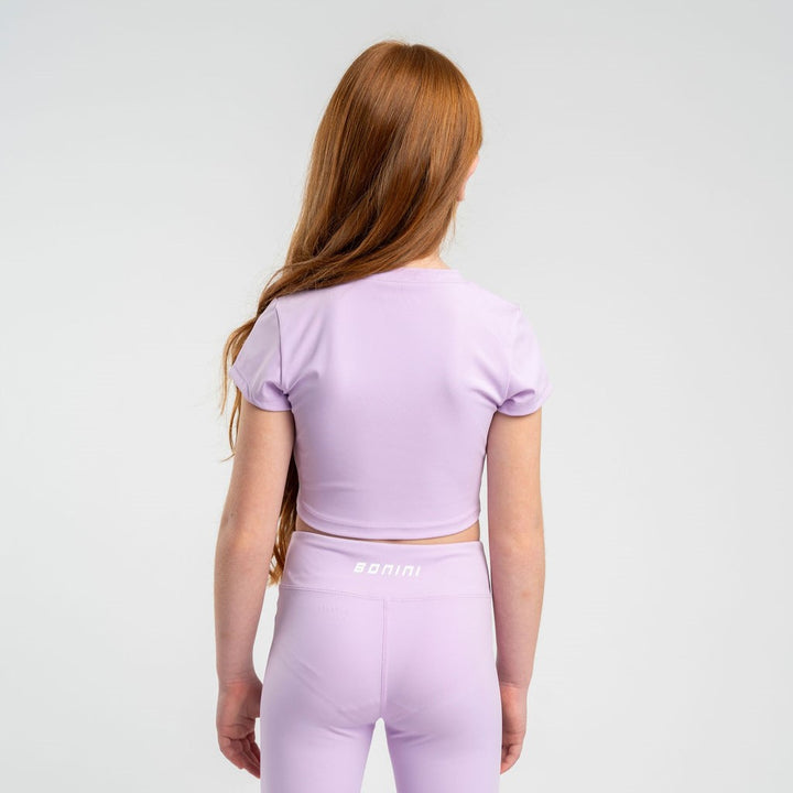 SS25 Bonini Girls Aspire Lilac Crop Top