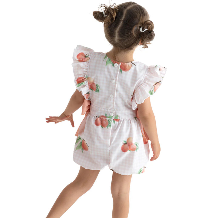 SS25 Meia Pata Girls Peaches Playsuit