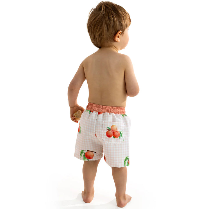 SS25 Meia Pata Boys Peaches Swim Shorts