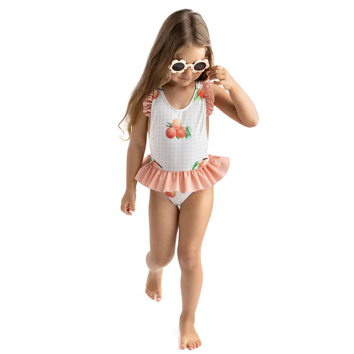 SS25 Meia Pata Girls Peaches Ravello Swimming Costume