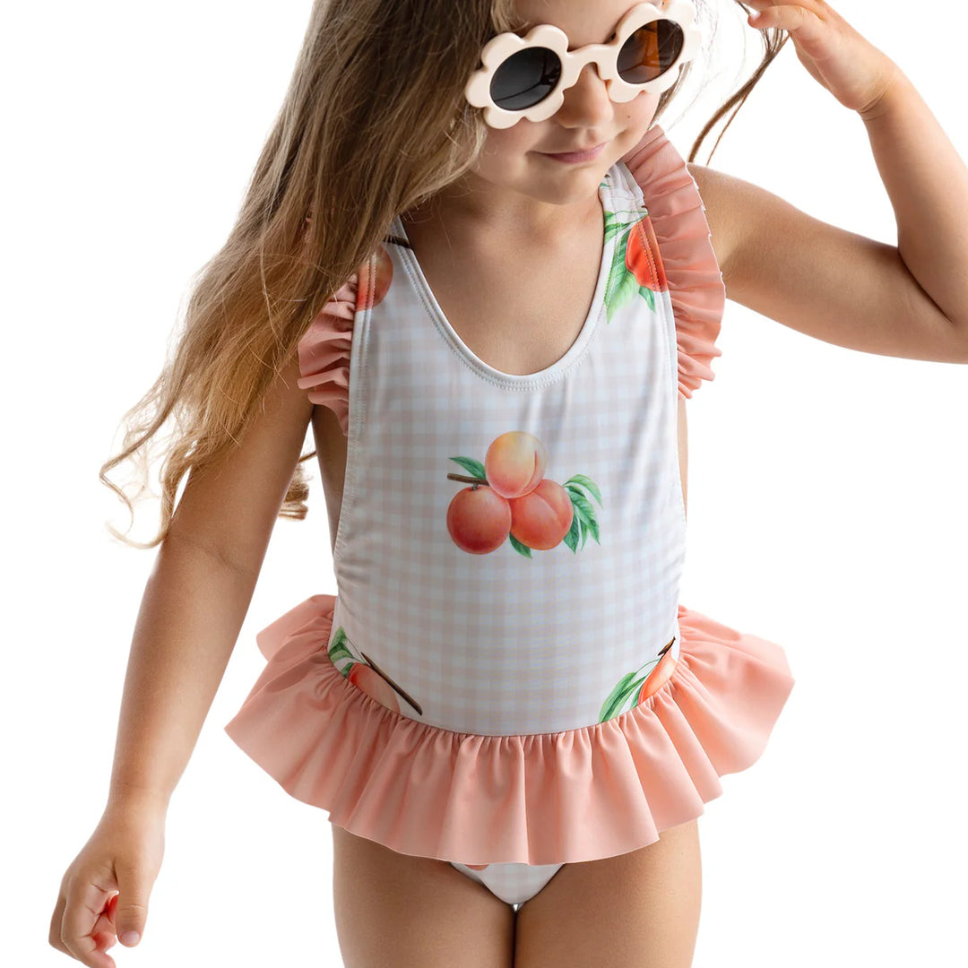 SS25 Meia Pata Girls Peaches Ravello Swimming Costume