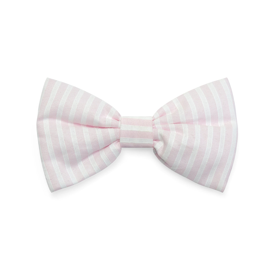 SS25 A Dee Claire Pink Seersucker Bow Hairclip