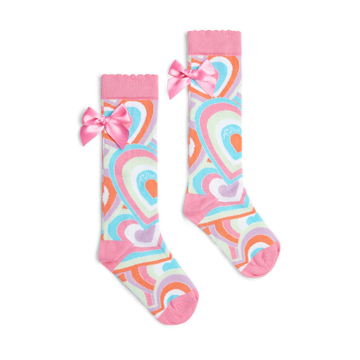 SS25 A Dee Elena Heart Knee High Socks