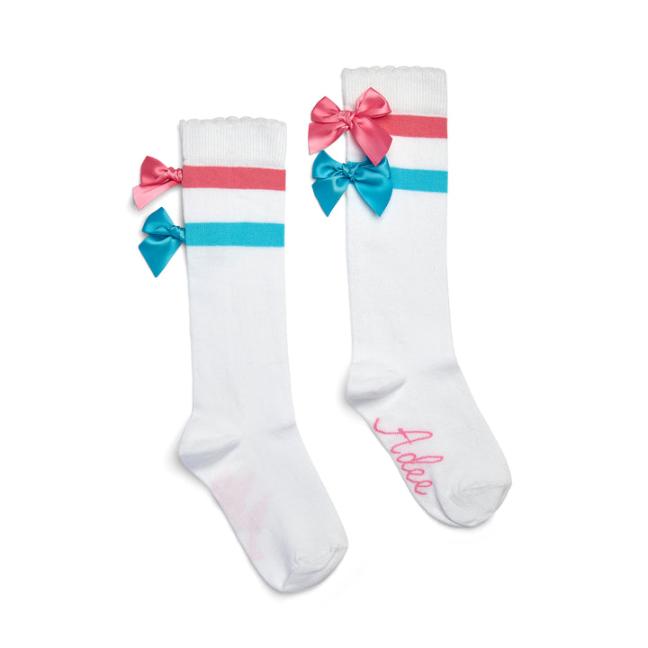 SS25 A Dee Edith Bow Knee High Socks