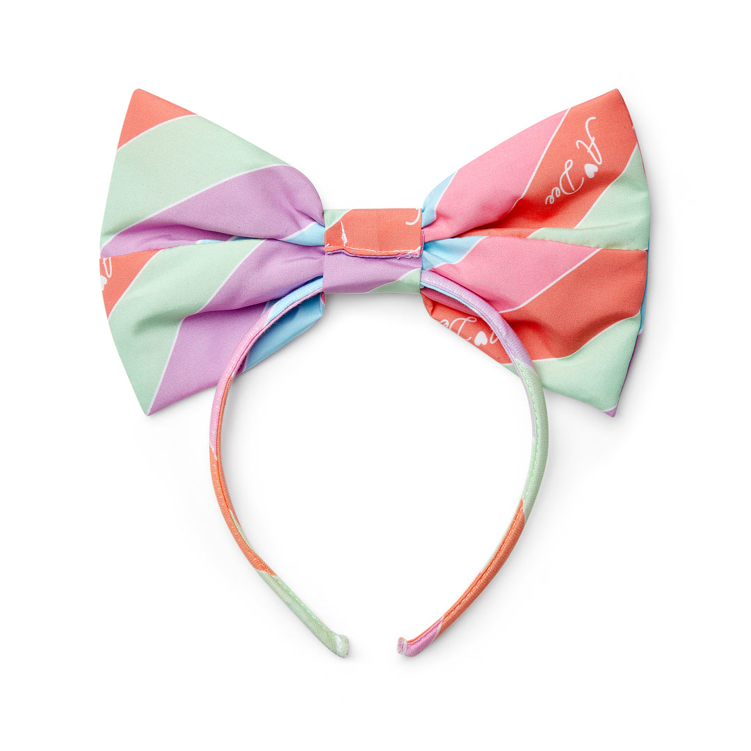 SS25 A Dee Esther Stripe Bow Headband