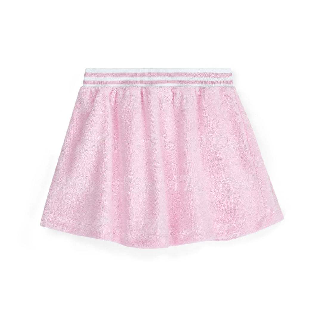 SS25 A Dee Trixie Pink Terry Skirt Set