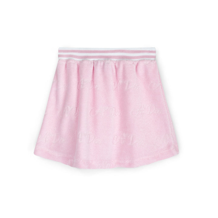 SS25 A Dee Trixie Pink Terry Skirt Set