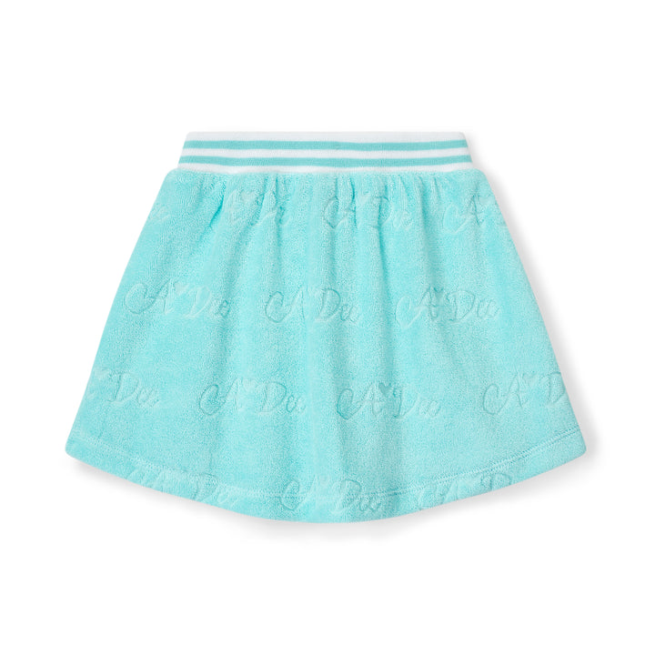 SS25 A Dee Trixie Blue Terry Skirt Set