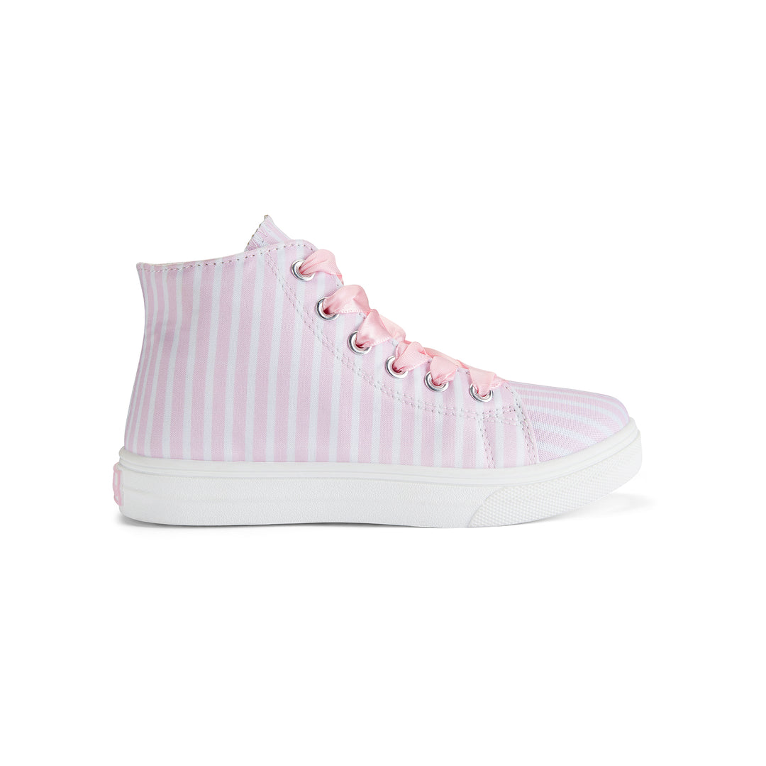 SS25 A Dee Jazzy Pink High Top Trainers