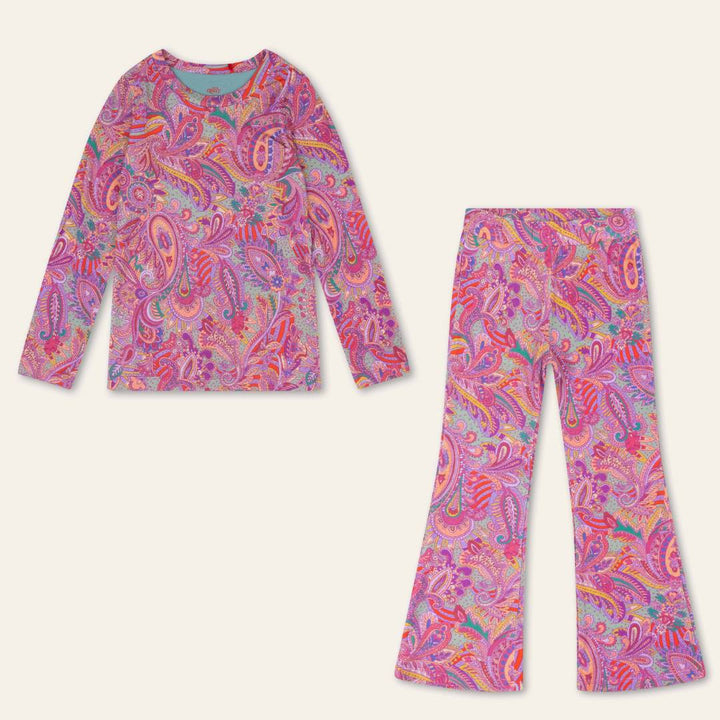 AW24 Oilily Girls Peppy Lilac Paisley Leggings