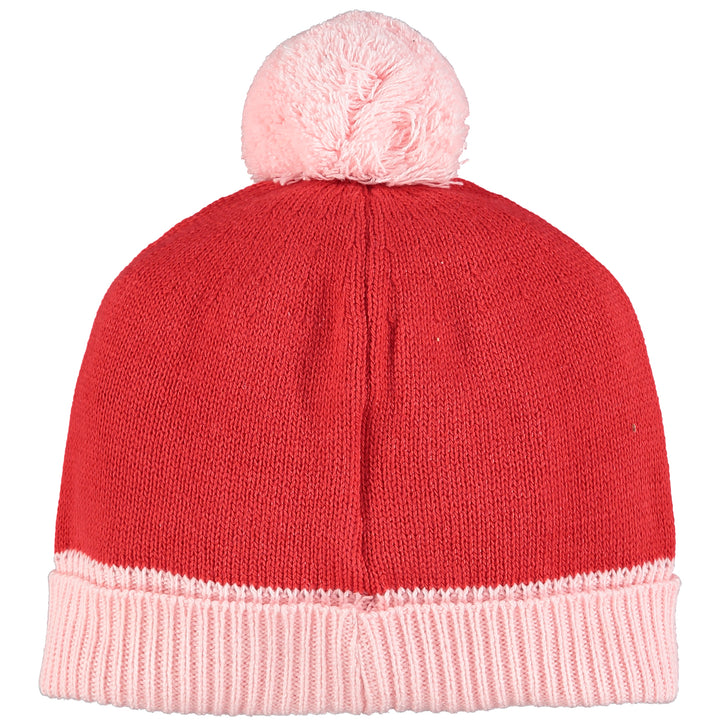 AW2 A Dee Girls Eileen Bow Knitted Heart Hat