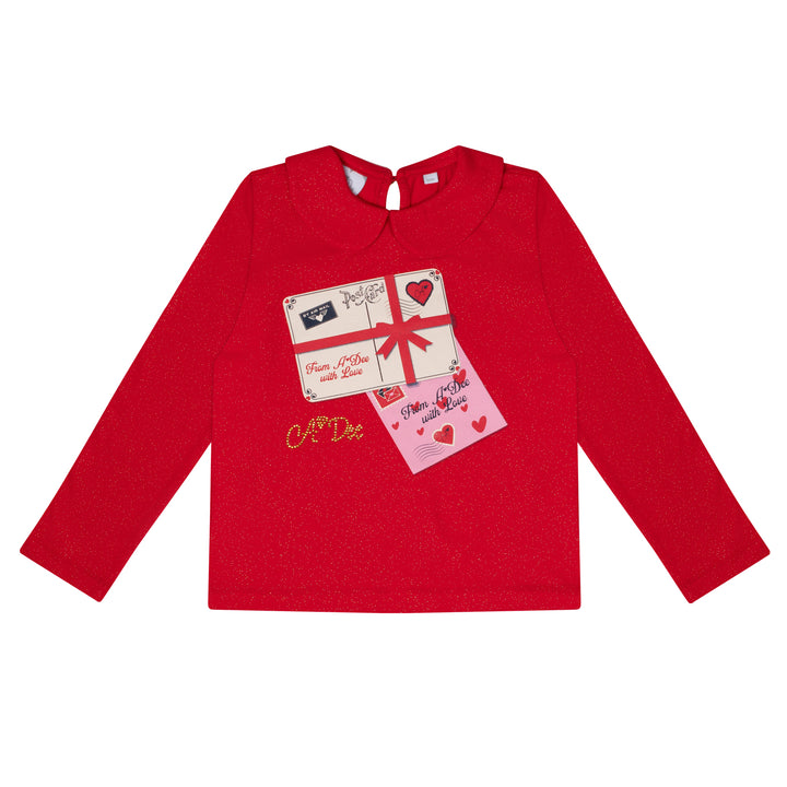 AW24 A Dee Girls With Love Roxy Red Skirt Set