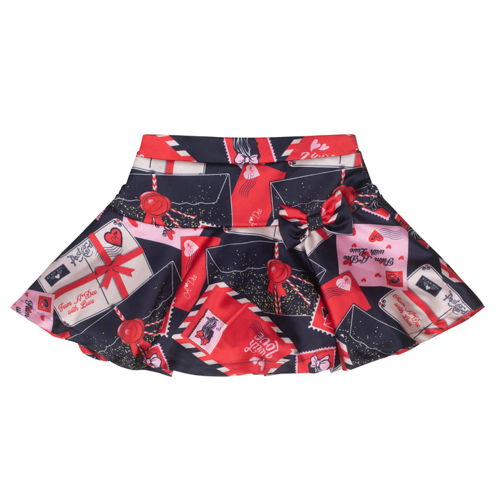 AW24 A Dee Girls With Love Roxy Red Skirt Set